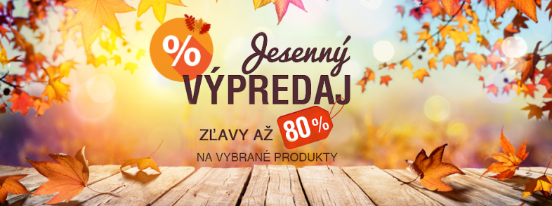 Jesenný výpredaj skladových zásob 2019